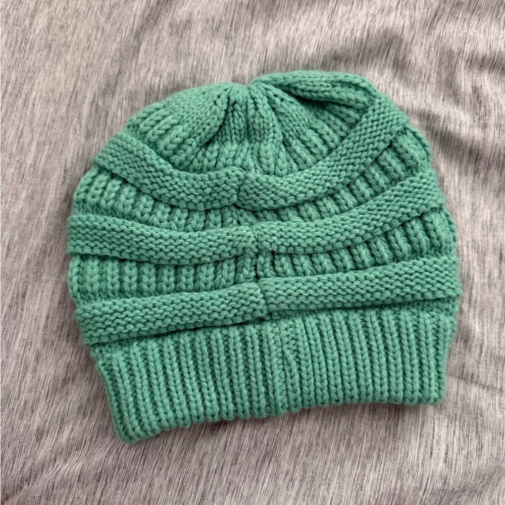 C.C Australia Love Beanie and Time and Tru tan beanie - Picture 3 of 7